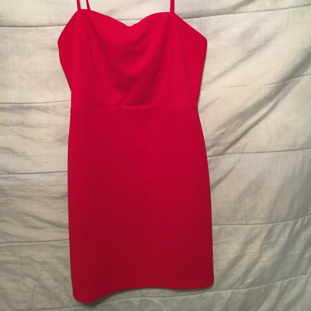 Sexy red dress